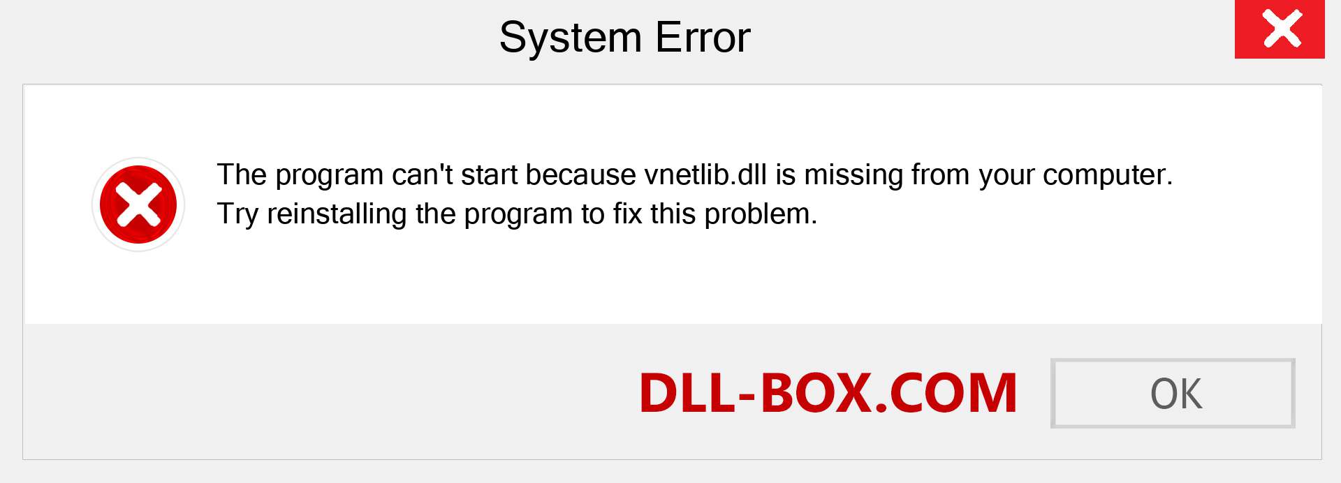  vnetlib.dll file is missing?. Download for Windows 7, 8, 10 - Fix  vnetlib dll Missing Error on Windows, photos, images